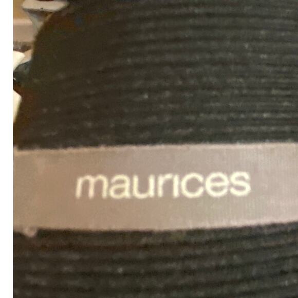 Maurices Pull On Black Pants L - Picture 6 of 8